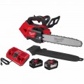 Milwaukee M18 FUEL 14inch Top Handle Chainsaw 2 Battery Kit