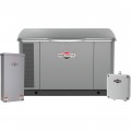 Briggs & Stratton Home Standby Generator — 20 kW (LP)/18 kW (NG), 200 Amp Transfer Switch, Steel Enclosure, Model# 040621