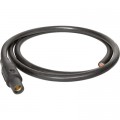 CEP Power Cord with Cam Lock — 200 Amps, 10Ft.L, Black, Model# 6121PMBK