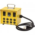 CEP Portable Power Box w/GFCI — 30 Amps, 125/250 Volts, 8 Outlets