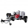 Simpson 4200 PSI 4.0 PGM Gas Powered Cold Water Pressure Washer Trailer with 5 Spray Tips
